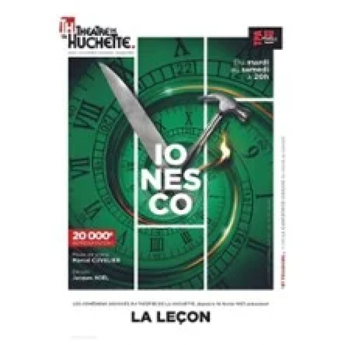 La Leçon - Théâtre de la Huchette, Paris